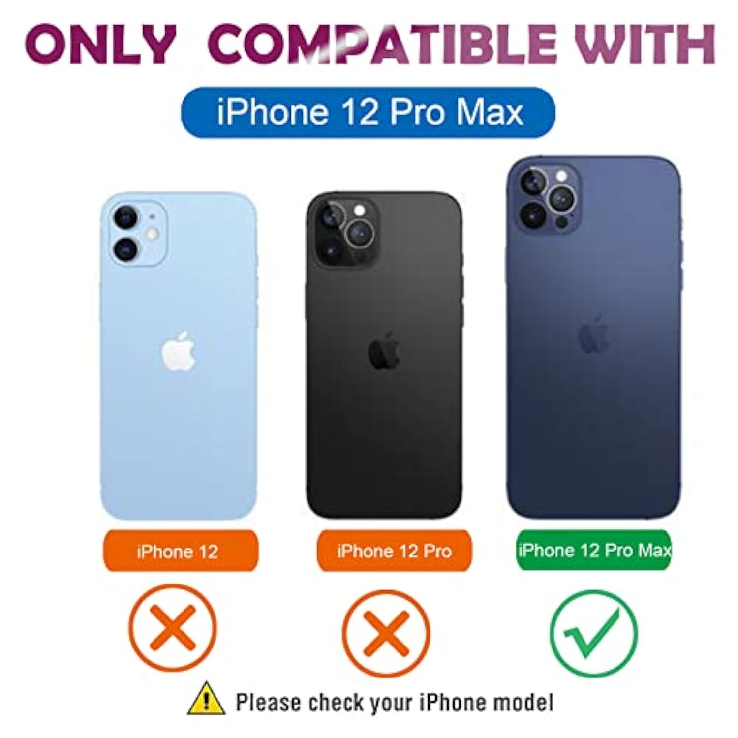 Compatible With 12 Pro Max Magnetic Glitter Case, Luxury Plating Cute Bling Clear Phone Case, Compatible With Magsafe For Women Girls With Camera Protector Back Cover - Purple