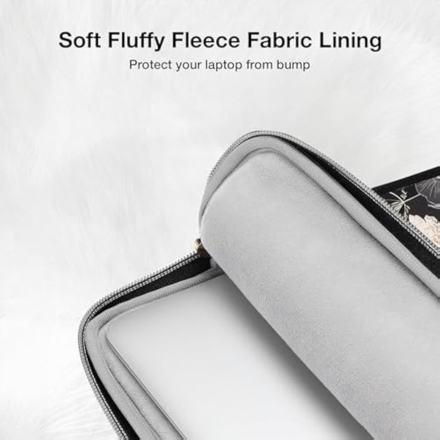 MOSISO Laptop Sleeve Compatible with MacBook Air/Pro, 13-13.3 inch Notebook, Compatible with MacBook Pro 14 inch M4 M3 M2 M1 Pro Max 2024-2021, Neoprene Carrying Bag Cover with Small Case,Retro Flower
