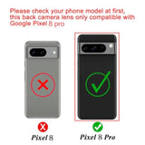 2 Set Back Rear Camera Lens Glass Replacement For Google Pixel 8 Pro With Pre-Installed Adhesive And Reparing Toolkit