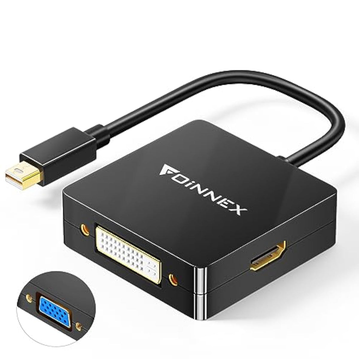 Mini Displayport To Hdmi Dvi Vga Adapter, Microsoft Surface Pro Video Display