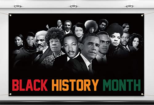Juneteenth Black History Month Photo Booth Backdrop African American Festival Holiday Party Decoration Art Poster Indoor Outdoor Wall Decor (5.9×3.6ft)