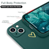 For 14 Case Cute Slim Shockproof Phone Case With Wireless Charging Support And Protection, Green