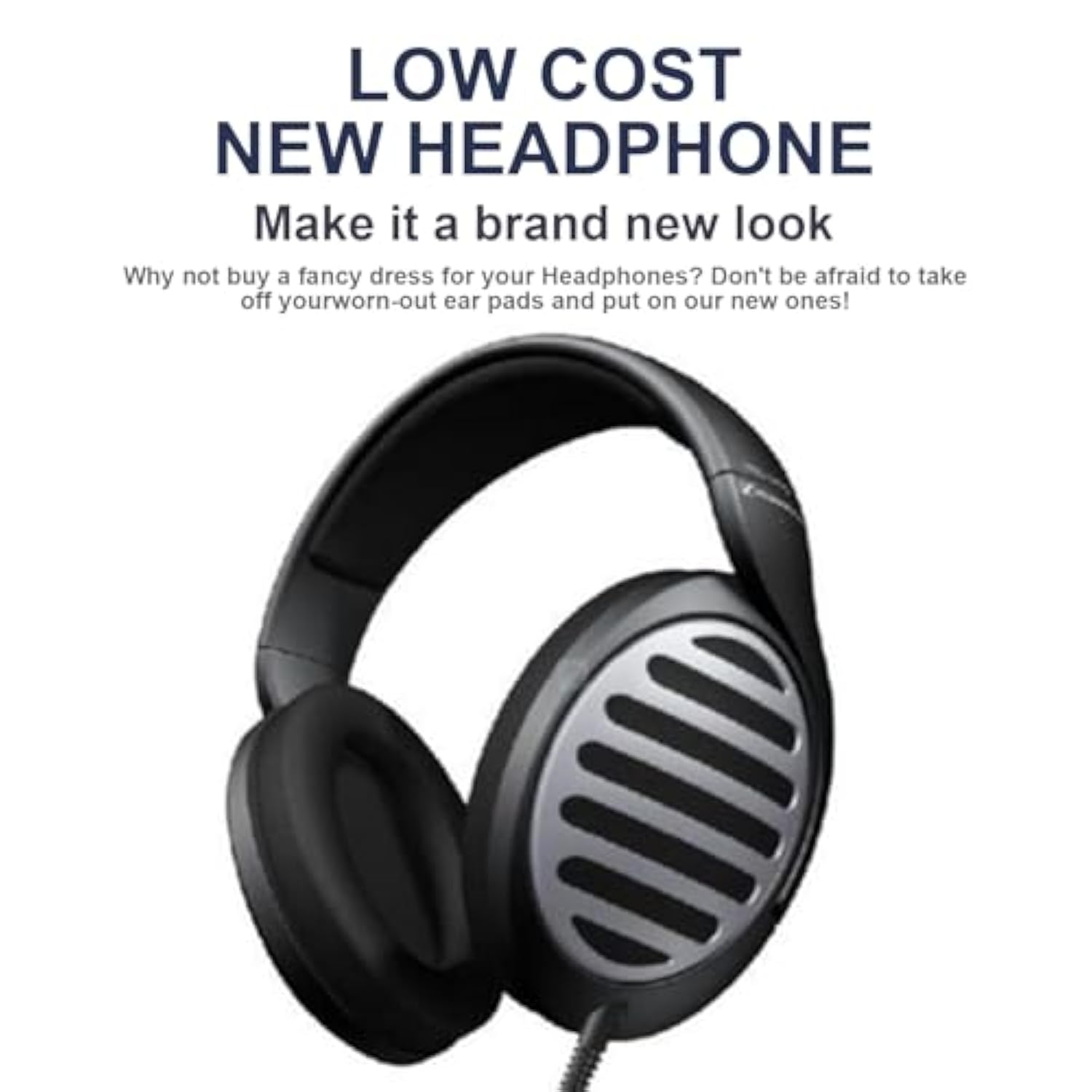 Ear Pads Replacement Ear Cushions Compatible With Sennheiser Hd599 Se Hd598 Sr Hd569 Hd559 Hd595 Pc360 Pxc450 Pxc350 Hd380 Pro Hme95 G4Me Zero Headphones Protein Leather Memory Foam Earpads - Black