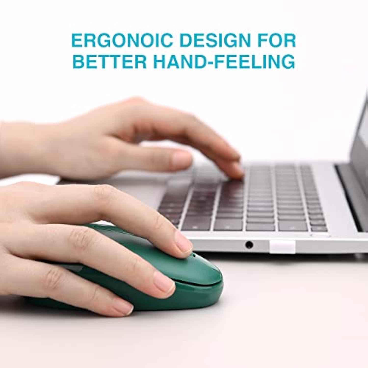 Wireless Mouse Rm700 2.4G Silent Mouse With 3200 Dpi ,Computer Mouse With Usb