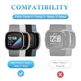 Charger For Fitbit Versa 4/3, Anti-Slip Charging Stand Dock With 4.4Ft Usb Cable Cord For Sense 2/Sense Smartwatch