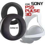 Earpads Cooling Gel Cushions Replacement For Sony Playstation 5 Pulse Ps5 3D Wireless Headset, Ear Pads Cushions With Noise Isolation Foam -Memory Foam Ps5 Cg Black