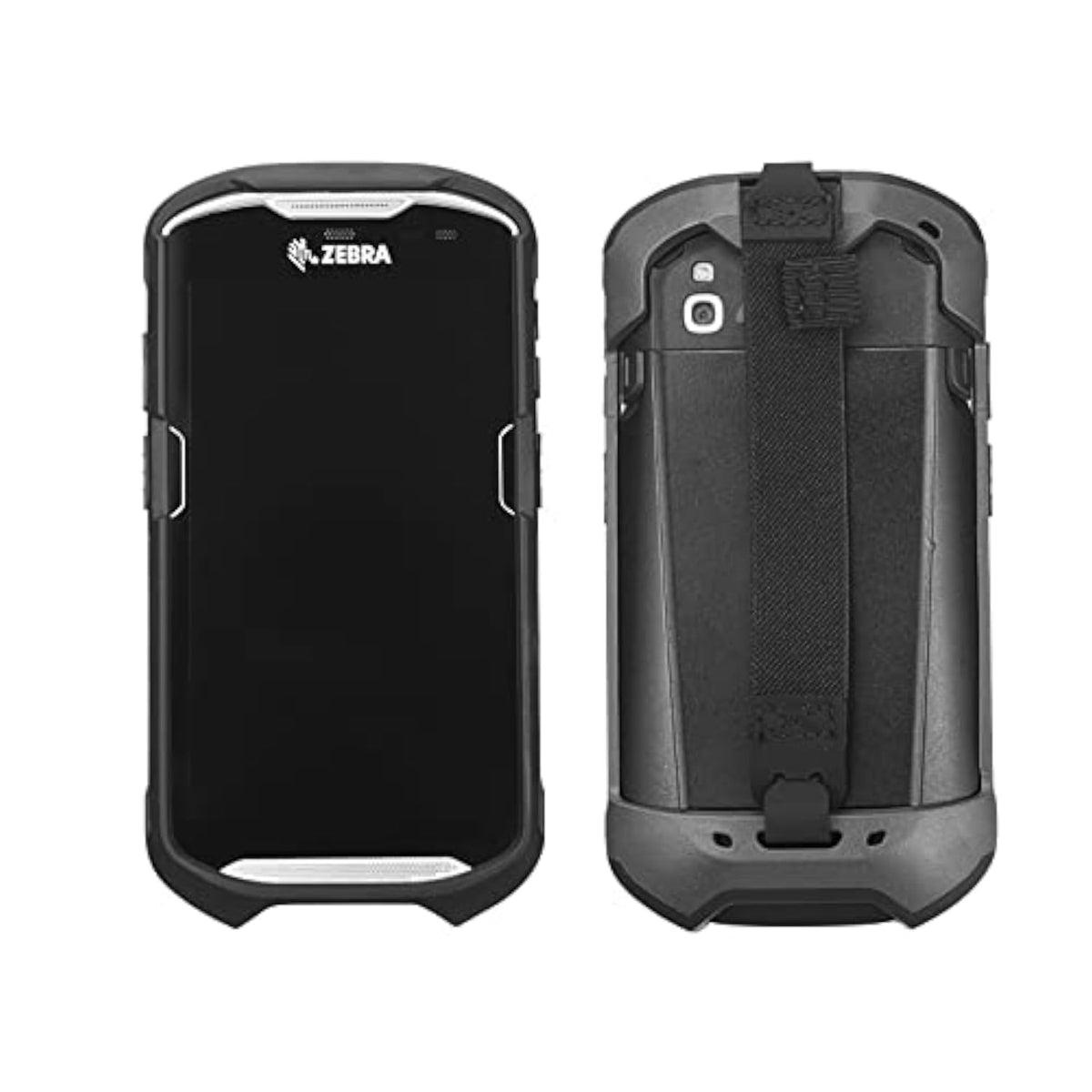 Rugged Boot Protective Cover Case with Hand Strap for Zebra TC51 TC52 TC56 TC57 TC510K, Scanner Accessories, Black