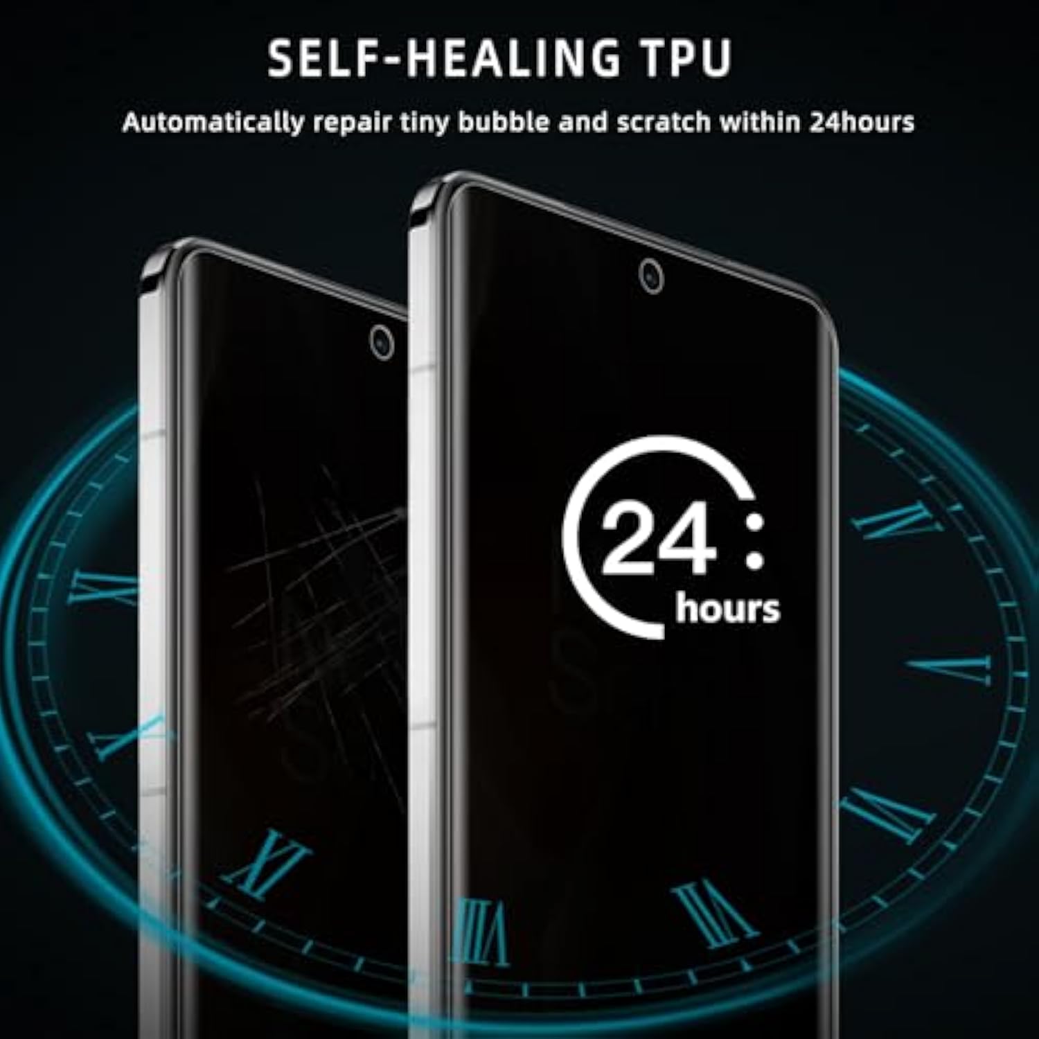 Privacy Screen Protector For One Plus 13, Flexible Tpu Protective Film [2+2 Pack] Camera Lens Protector [3D Full Coverage] [Anti-Spy] [Scratch-Resistant] For Oneplus 13