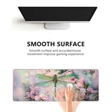 Dragonfly Large Mouse Pad Computer Desk Mat For Keyboard Gaming Desk Pads Waterproof Mouse Mats Work Office Home