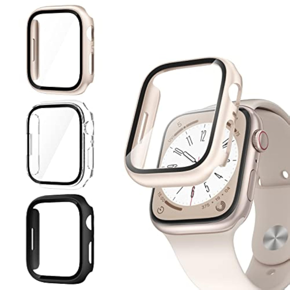 3-Pack Apple Watch SE/6/5/4 40mm Screen Protector Hard PC Film