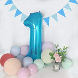 40 Inch Blue Large Numbers Balloon 0-9(Zero-Nine) Birthday Party Decor