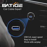 2 Pack Small Usb 3.0 Male To Female Aux Flush Panel Mount Extension Cable For
