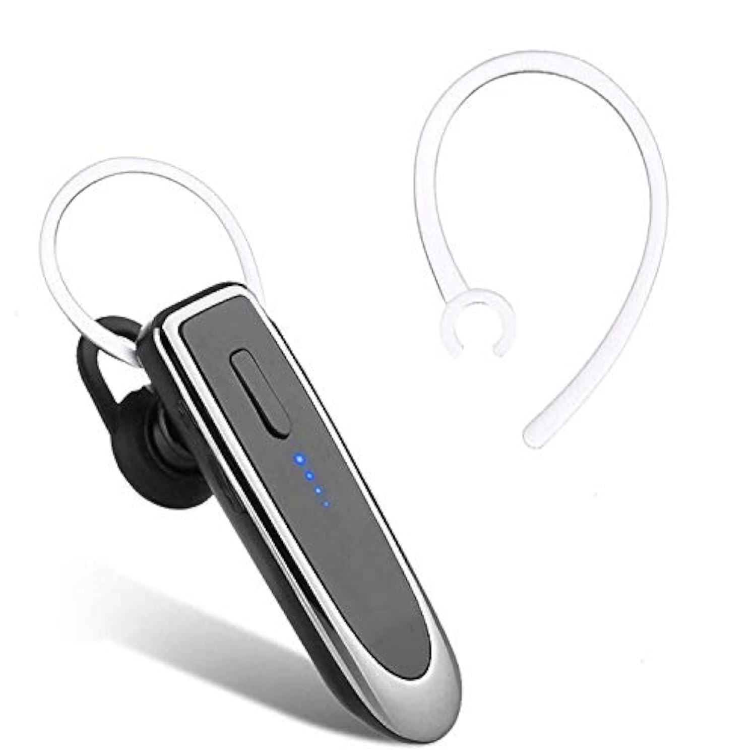 Universal 9 Piece Small Earhooks W/Replacement Earbuds Ear Gels Tips For Voyager Edge Wireless Bluetooth - Clear