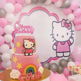 Cute Cartoon Cake Decorations Happy Birthday Cake Topper Party Supplies for Girls