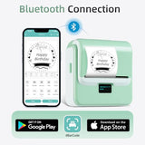 Label Maker With Tape, T003 Thermal Label Maker, 3.15 Inch Bluetooth Label Printer Compatible With Phone & Pc, Sticker Printer Barcode Thermal Maker For Small Business, Home, School