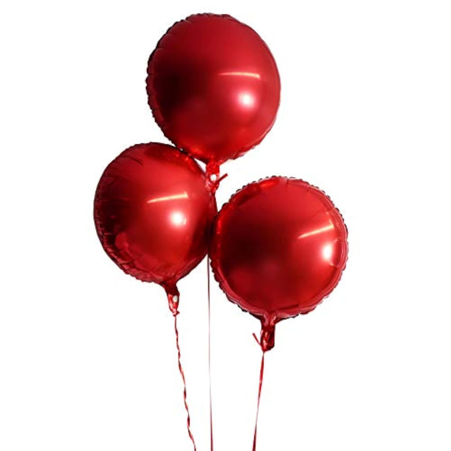 18Inch Red Round Foil Mylar Balloons Wedding Bridal Shower Anniversary