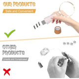 Led Cork Bottle Lights, Waterproof Rechargeable Usb String Fairy Lights With 20 Led, Great For Diy Party Christmas Decor