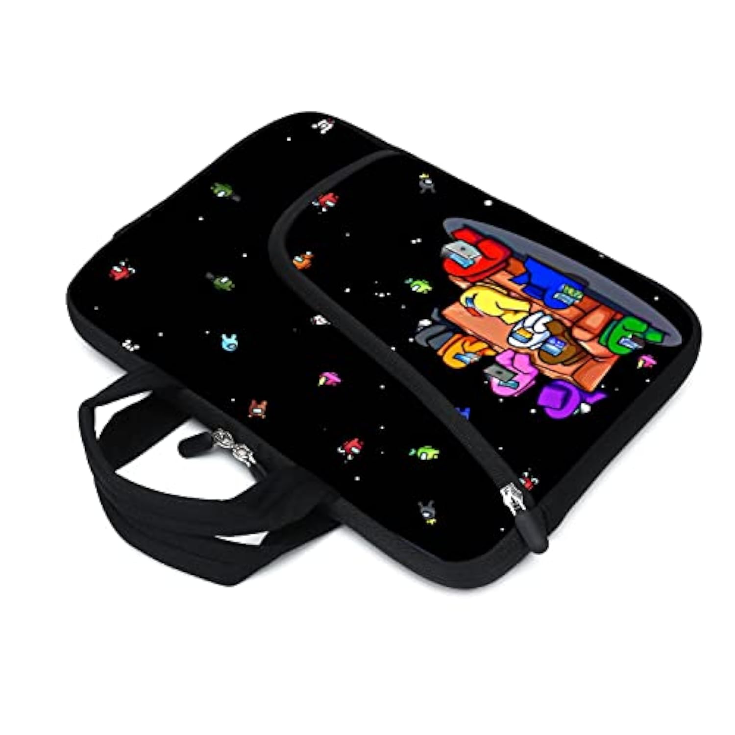 11.6" 12.2 Inches Laptop Sleeve Chromebook Case Ultrabook Case Notebook Sleeve Tablet Case Neoprene Handle Sleeve For Men Women, Two Pockets Fit Apple Macbook Air Samsung Acer Hp Dell(Games)