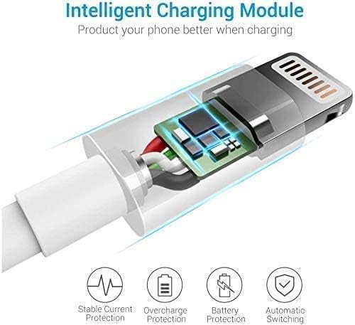 2 Pack Apple MFi Certified Lightning Charger Cable USB Fast Charging Cord for iPhone 13 12 11 XR XS X iPad