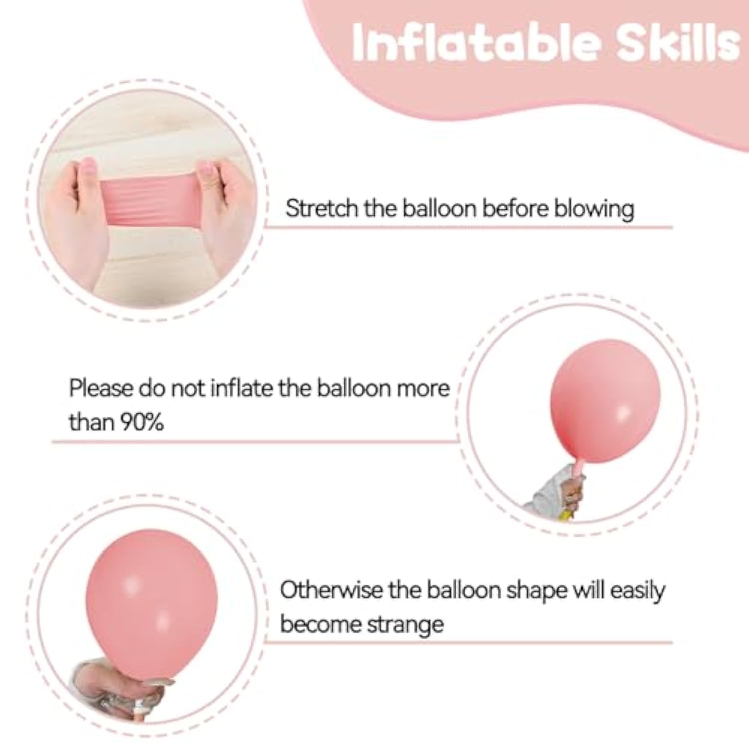 Blush Pink & Gold 12" Balloon Set Retro Pink, Champagne & Confetti