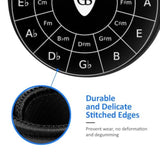 Circle Of Fifths For Musicians Mouse Pad, Music Mouse Pads For Desk, Stitched Edge Mousepad With Non-Slip Rubber Base, Gaming Mouse Mat For Computer Laptop Home Office