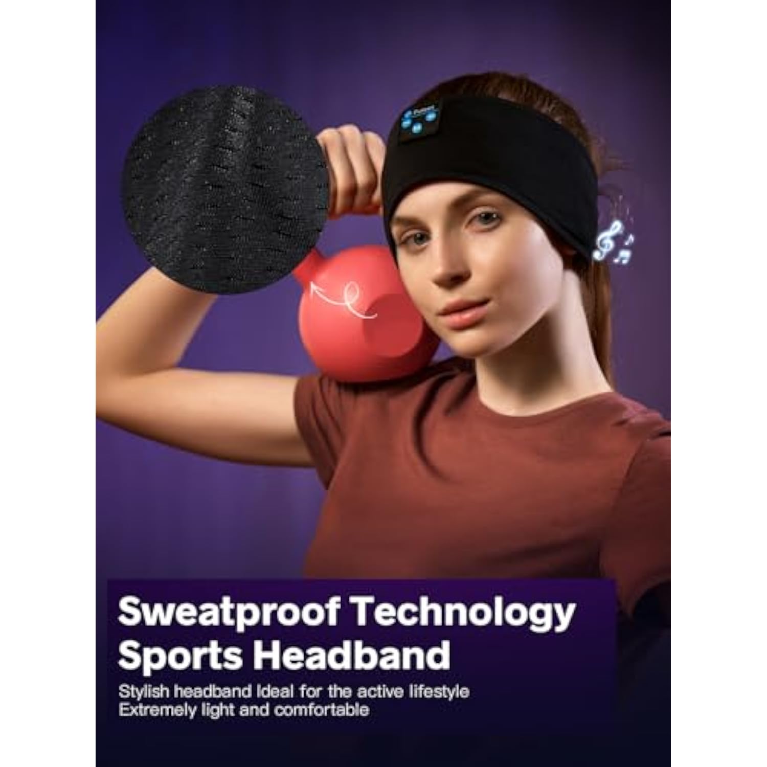 Wireless Headphones Headband For Sleeping, Bluetooth Sleep Headphones For Side