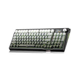 Kutethy Wireless Mechanical Keyboard,Pre-Lubed Switches,Gasket Structure,Tri-Mode Bt/2.4Ghz/Usb-C Hot Swappable,Gradient Topographic Keycaps,Rgb Backlit Gaming Keyboard(Kailh Box Chocolate Switch)