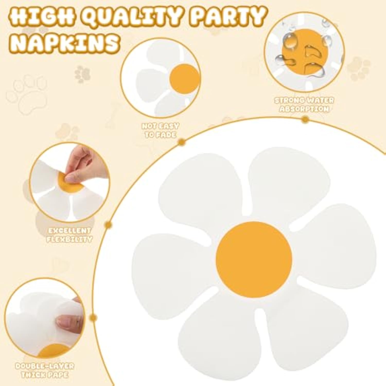 96 Pcs Blue Dog Birthday Party Plates And Napkins Set Pink Blue Plates Daisy Flower Napkins Dog Paw Tableware For Baby Shower Puppy Theme Birthday Party Supplies