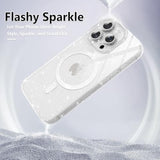 For Iphone 13 Pro Case For Women Girls, Bling Sparkle Clear Magnetic Compatible With Magsafe Cute Full Camera Protection Glitter Soft Silicone Phone Case For Iphone 13 Pro,Glitter Clear