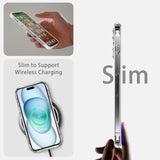 Clear Shockproof iPhone 15 Plus Case Slim Anti-Scratch Hard PC Bumper