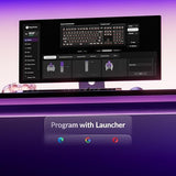 Q6 HE Wired Hall Effect Keyboard, Rapid Trigger Magnetic Switch Keyboard Hot Swappable, 8000 Hz Polling Rate Full-Size Layout Aluminum, Custom RGB