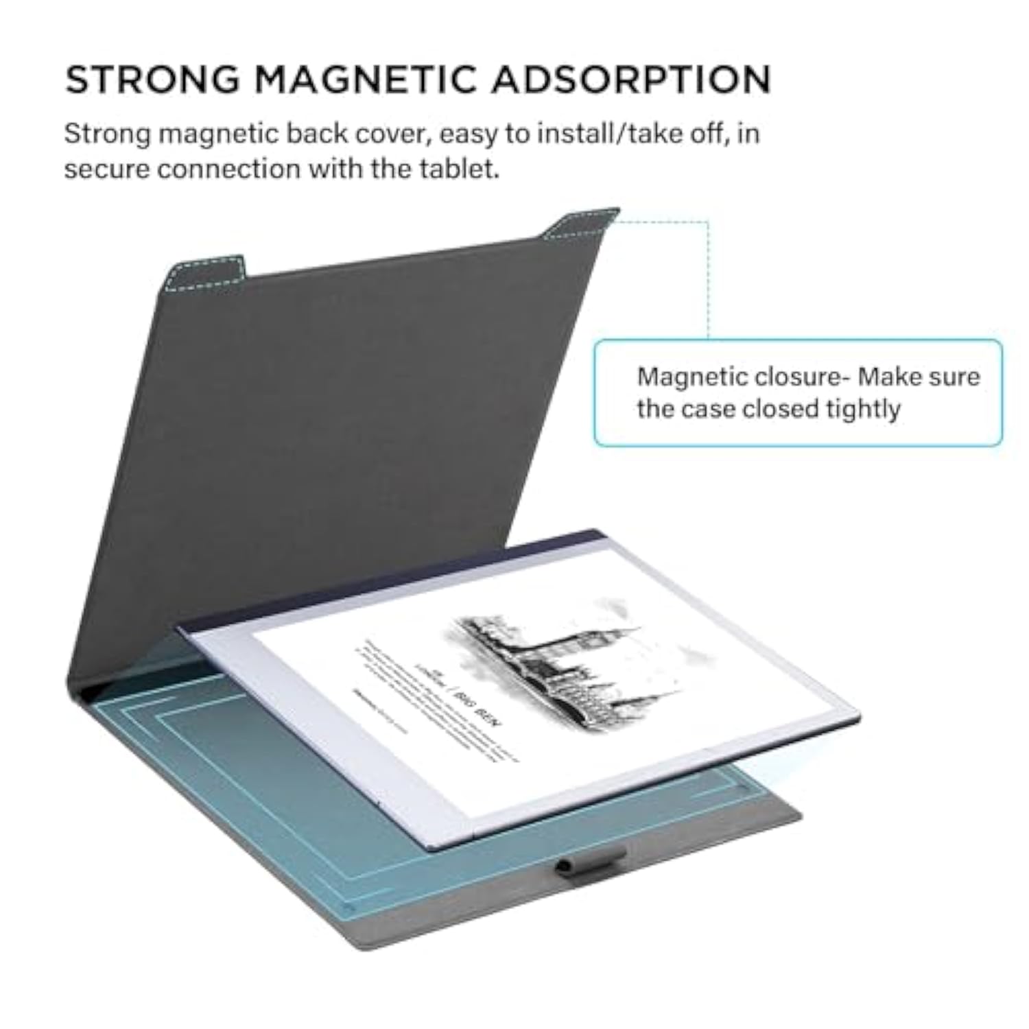 Case For Remarkable 2 Paper Tablet 10.3" 2020 Released, Premium Pu Leather Sma