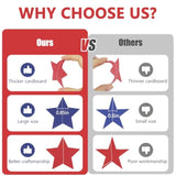 Patriotic Star Garland Banner Streamers Red White And Blue - 59 Ft 6 Strands - Patriotic Decorations For 4Th Of July, Independence Day, Labor Day, Veterans Day, Memorial Day