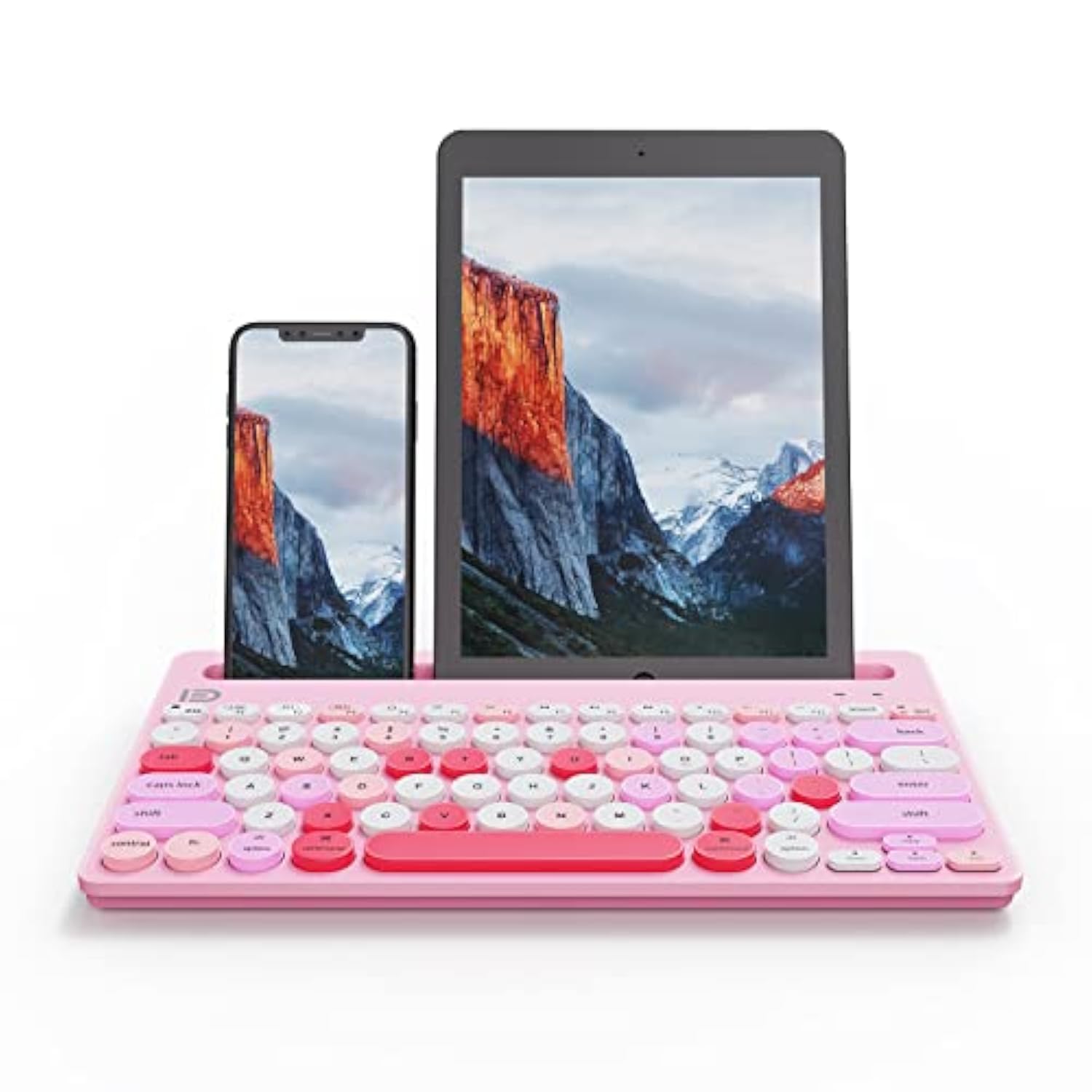 Wireless Keyboard Multi-Device, Bluetooth And 2.4G Dual Mode For Ipad, Switch