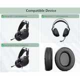 Prime Replacement Earpads Compatible With Roccat Elo 7.1 Air/Elo X Stereo/Elo 7.1 Usb Headphones Ear Pads Cushion(Protein Leather/Memory Foam)