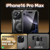 iPhone 16 Pro Max Case with Camera Control Button, Built-in Stand, MagSafe, Black