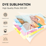 4X6 Photo Printer, Full Color Instant Photo Printer For Phone/Laptop/Macbook/Home Use, Wi-Fi Connection, Thermal Dye-Sublimatio, Ar Video Printing, +108 Sheets Photo Paper & 2 Ribbons