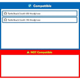 Soft Fabric Headset Earpads Compatible With Turtle Beach Stealth 600/700 Headphones Replacement Headphone Ear Pads