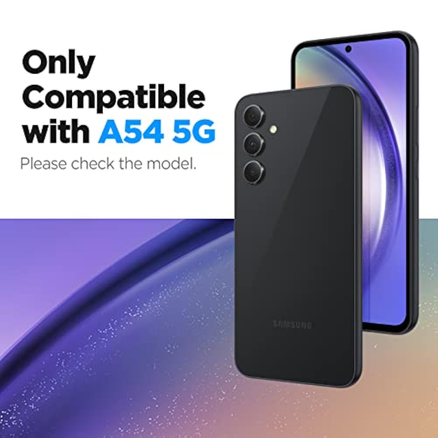 Spigen Tempered Glass Screen Protector [GlasTR AlignMaster] designed for Galaxy A54 5G - 2 Pack