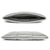 KAYOND 13.3-14 Inch Puffy Laptop Sleeve for MacBook Pro 14 M4/M3/M2/M1 Pro/Max 2025-2021, MacBook Air M4 2025 M3 M2 M1,Sliver