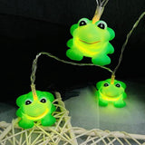 Frog Shape Fairy Lights Usb Plug-In And Battery Operated Christmas String Lights For Garden Children'S Bedroom Xmas Tree