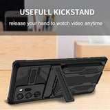 Samsung Galaxy Note 20 Ultra 5G Phone Case with Tempered Glass Screen Protector and Card Holder Stand
