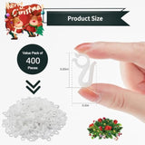 Christmas Light Clips Outdoor, 400 Pack Mini Gutter & Shingle Clips For Hanging C9 C7 Christmas String Lights, Roofline, House, Yard, Eaves, Holiday Decorations