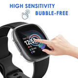 4Pack Screen Protector Case Compatible With Fitbit Sense 2/Versa 4, Soft Tpu Plated Bumper Full Cover Protective Cases For Versa 4/Sense Smartwatch [Scratchproof]