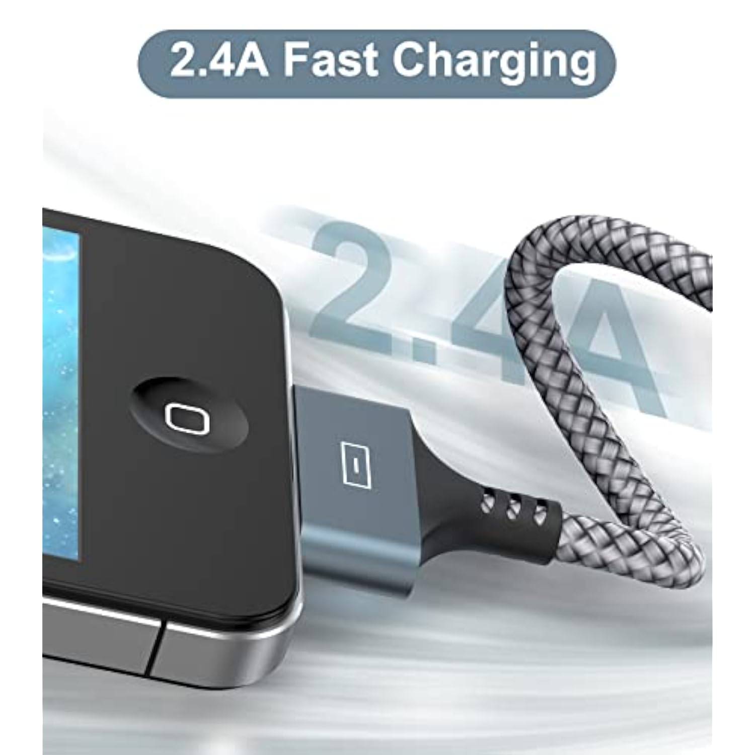 Usb To 30 Pin Charging Cable 3.3Ft 2-Pack, Usb Fast Charging & Sync Data Cable