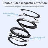 Dual Magnetic Phone Holder for Car/Gym, Strong Mount for MagSafe iPhone 12-15
