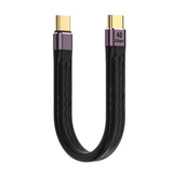 Cablecc Type-C USB-C Male to Male USB4 40Gbps 100W 8K Flat Slim FPC Data Cable
