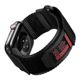 Compatible With Apple Watch Series 10 Band Series 9/8/7/6/5/4/Se/Se2/Ultra 1/2, Nylon Sports Strap With Woven Design For 49Mm/46Mm/45Mm/44Mm (L, Black)