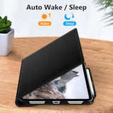 Fintie Rotating Case For (A16) 11Th Generation 11 Inch (2025), 10Th Generation 10.9 Inch (2022) - [Built-In Pencil Holder] 360 Degree Rotating Protective Stand Cover, Black