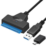 Sata To Usb 3.0 Adapter Cable For 2.5 Inch Hdd/Ssd, Hard Drive Adapter Convert